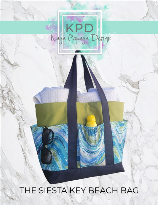 The Siesta Key Beach Bag Digital Pattern