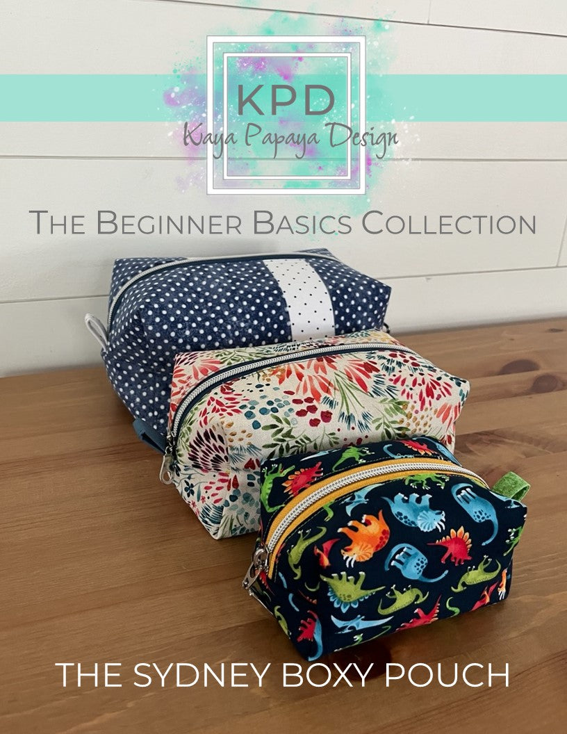 The Sydney Boxy Pouch Digital Pattern – Kaya Papaya Design