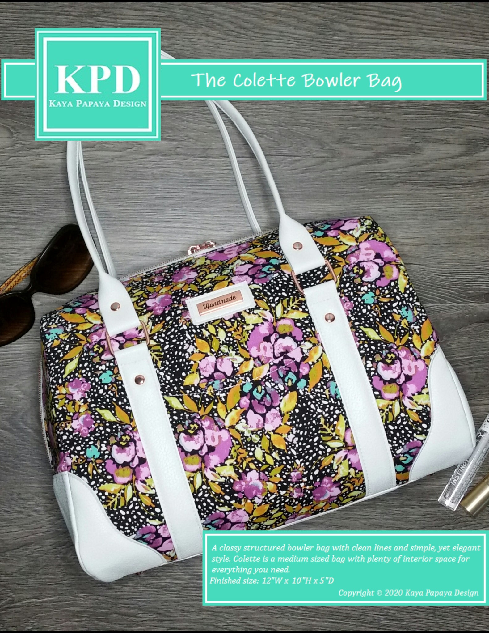 The Colette Bowler Bag Digital Pattern
