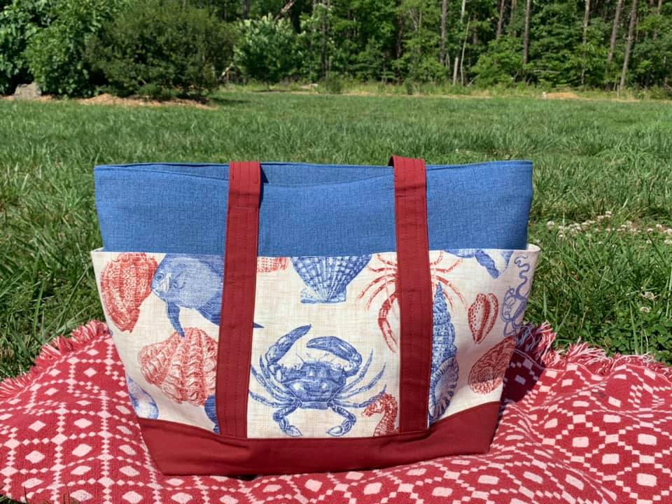 The Sunset Beach Tote Digital Pattern