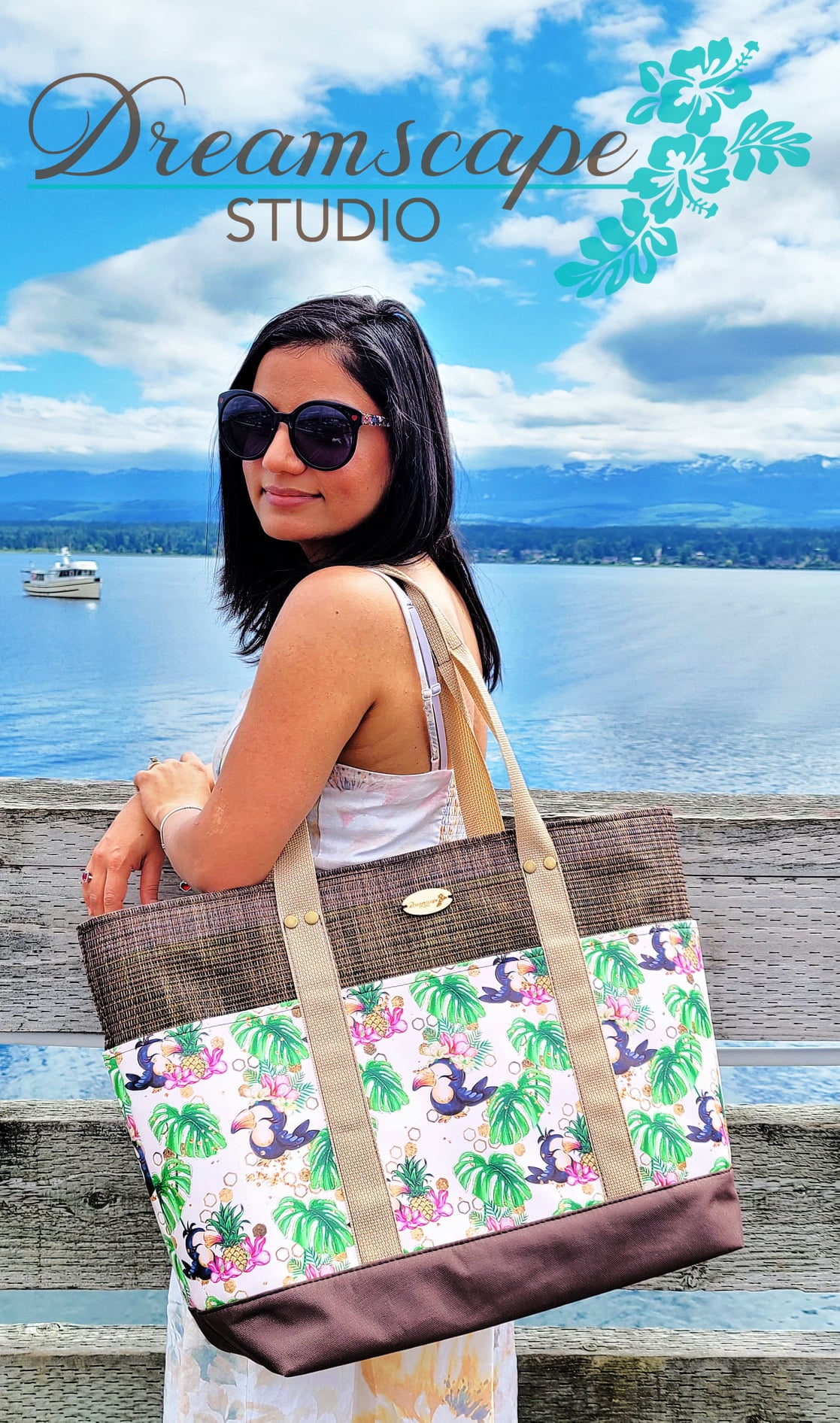 The Sunset Beach Tote Digital Pattern