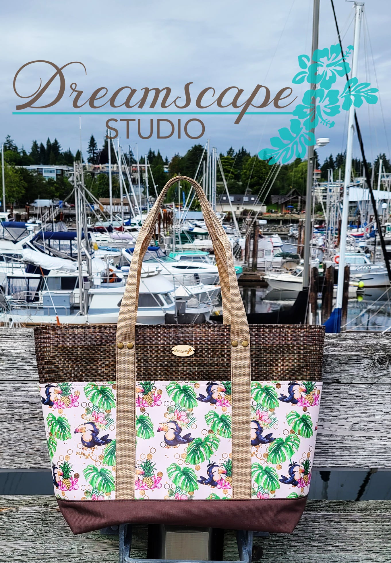 The Sunset Beach Tote Digital Pattern